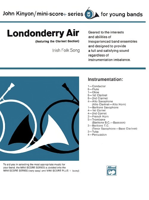Londonderry Air (Clarinet Section Feature with Concert Band - Score and Parts)