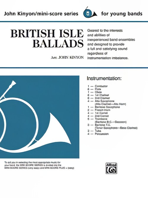 British Isle Ballads (Concert Band - Score and Parts)