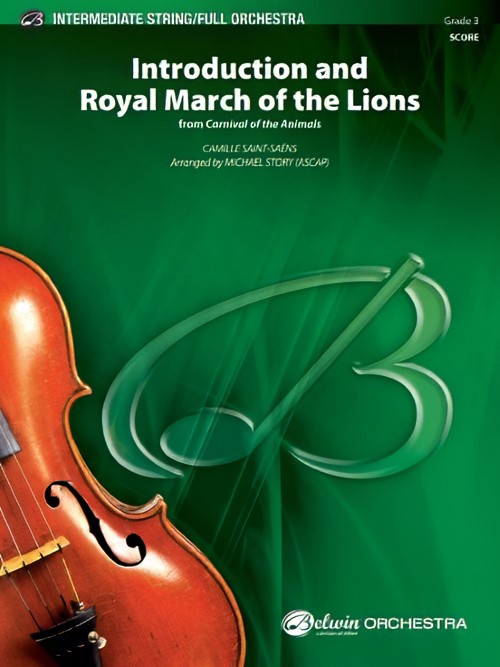 Introduction and Royal March of the Lions (from Carnival of the Animals) (Full or String Orchestra - Score and Parts)
