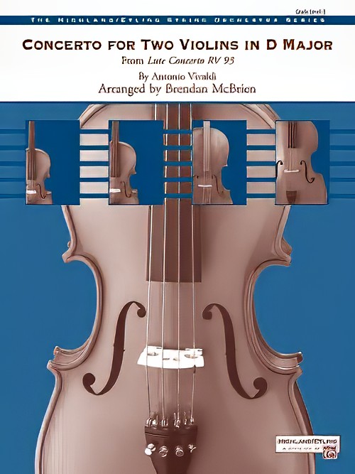 Concerto for Two Violins in D Major (Violin Duet with String Orchestra - Score and Parts)