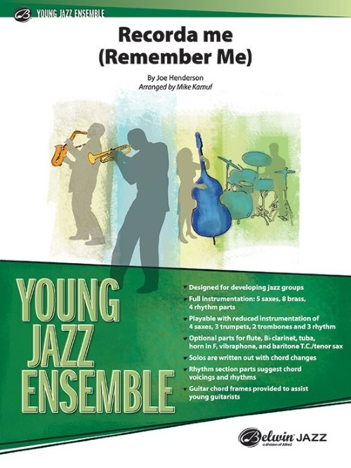 Recorda Me (Remember me) (Jazz Ensemble - Score and Parts)