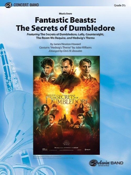 Fantastic Beasts: The Secrets of Dumbledore, Music from (Concert Band - Score and Parts)