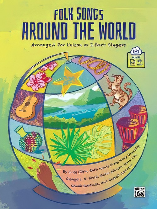 Folk Songs Around the World (Teacher's Handbook with Online pdfs and audio)