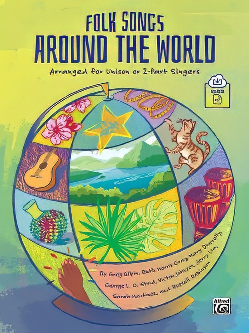Folk Songs Around the World (Teacher's Handbook with Online pdfs)