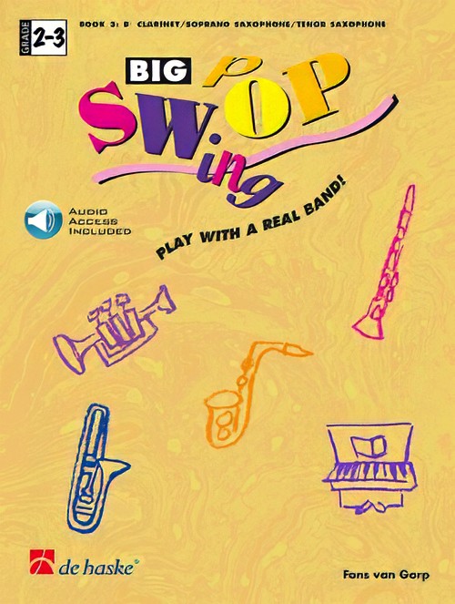 Big Swing Pop (Bb Saxophone or Clarinet Book with Online Audio)