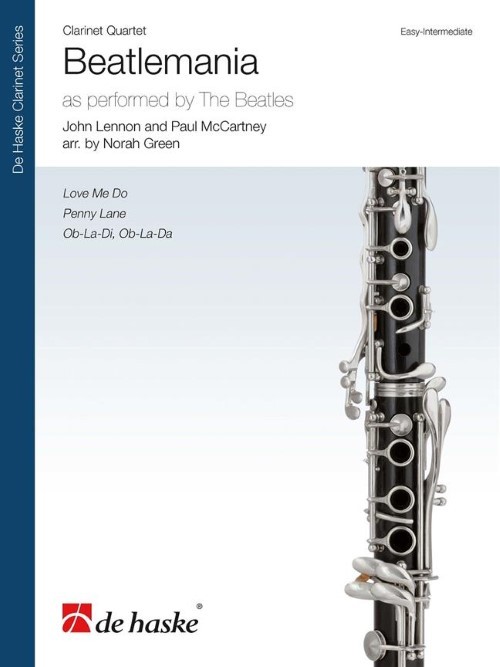 Beatlemania (Clarinet Quartet - Score and Parts)