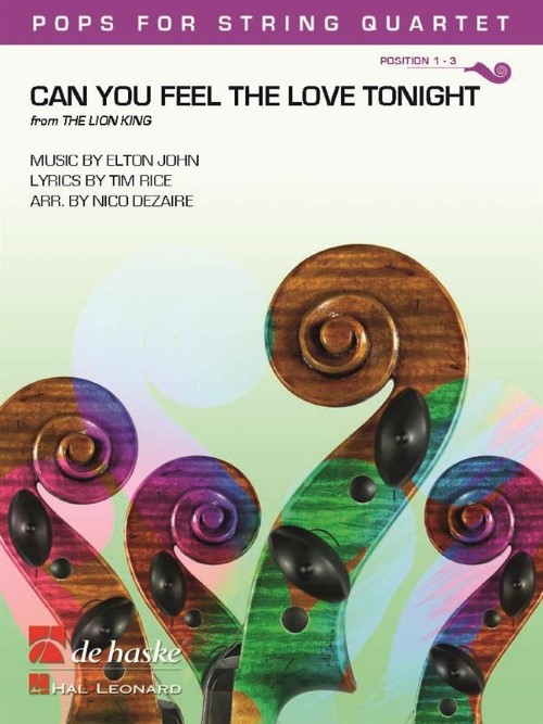 Can You Feel the Love Tonight (String Quartet - Score and Parts)