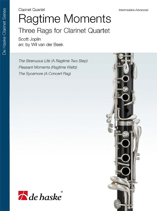 Ragtime Moments (Clarinet Quartet - Score and Parts)