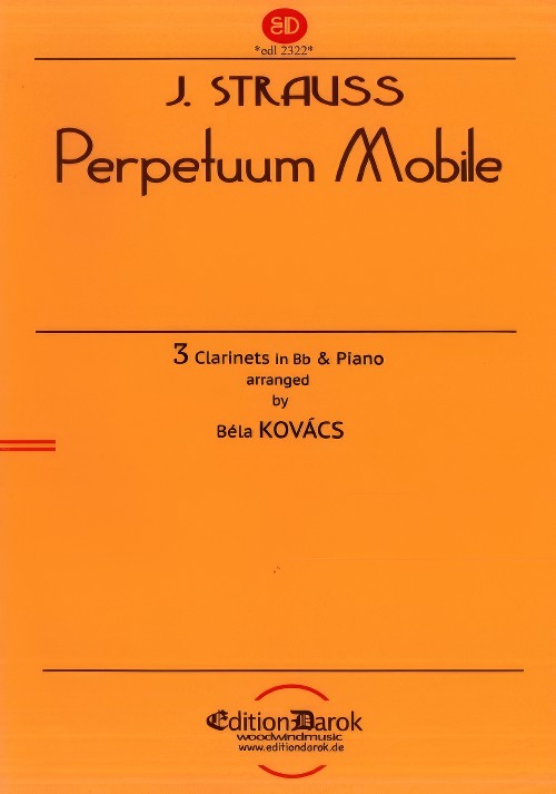 Perpetuum Mobile (Clarinet Trio with Piano Accompaniment)