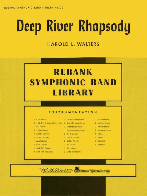 Deep River Rhapsody (Concert Band - Score and Parts)