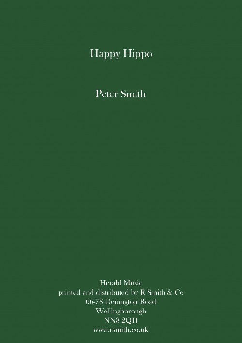 The Happy Hippo (Eb Bass Solo with Concert Band - Score and Parts)