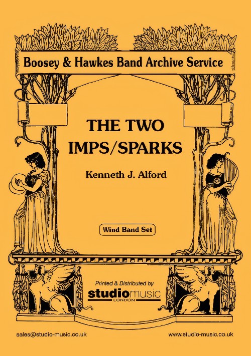 The Two Imps/Sparks (Xylophone Duet/Solo with Concert Band - Score and Parts)