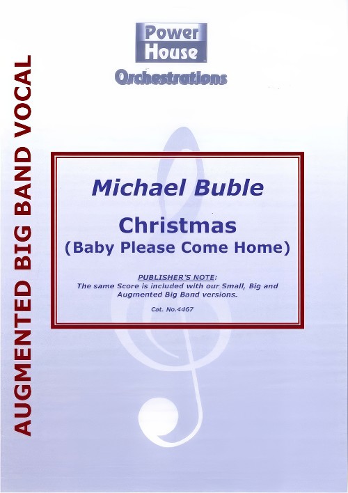 Christmas (Baby Please Come Home) (Vocal Solo with Augmented Big Band - Score and Parts)