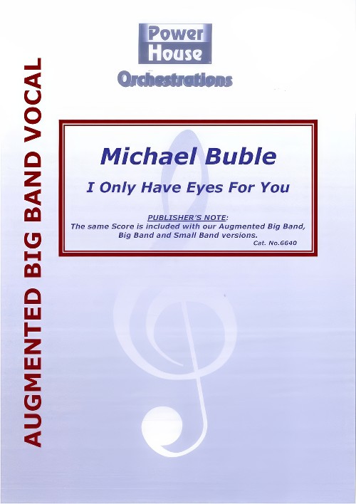I Only Have Eyes for You (Vocal Solo with Augmented Big Band - Score and Parts)