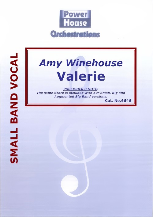Valerie (Vocal Solo with Small Band - Score and Parts)