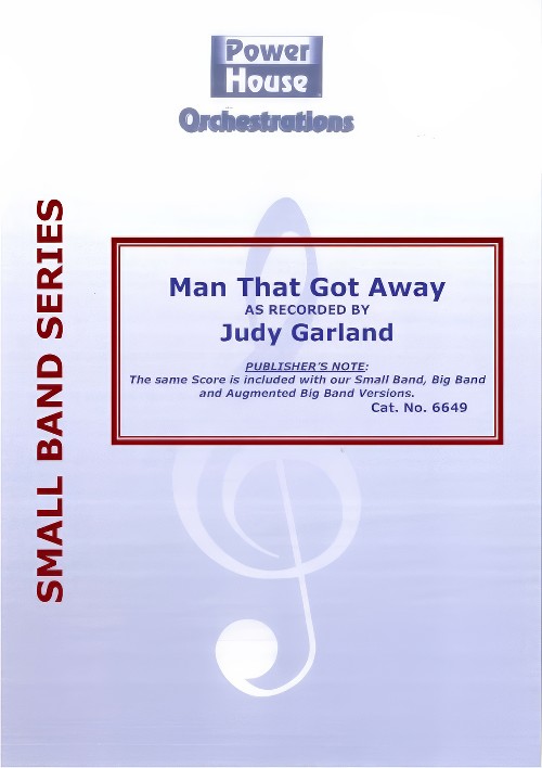 The Man That Got Away (Vocal Solo with Small Band - Score and Parts)