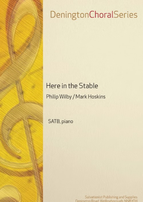 Here in the Stable (SATB, Piano)
