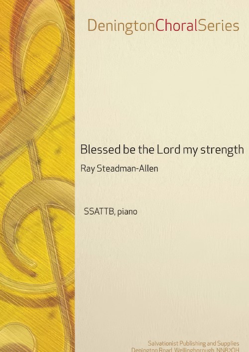 Blessed be the Lord my strength (SSATTB, Piano)