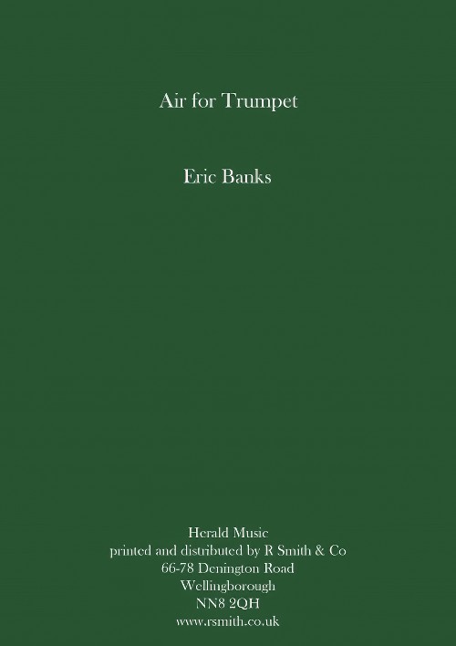 Air for Trumpet (Trumpet Solo with Concert Band - Score and Parts)