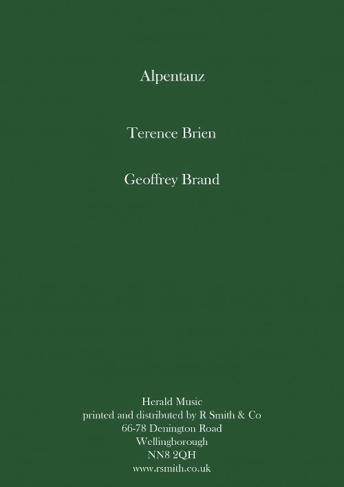 Alpentanz (Brass Band - Score and Parts)