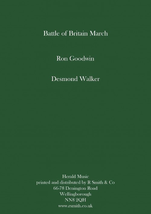Battle of Britain March (Concert Band - Score and Parts)