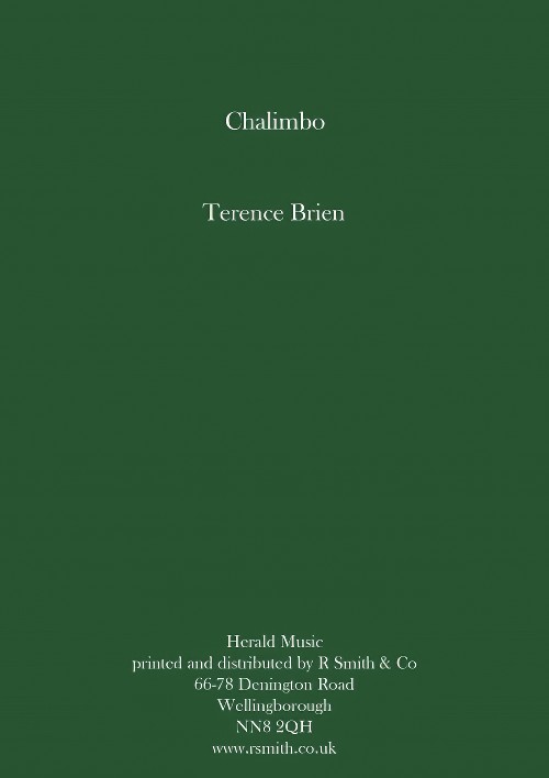Chalimbo (Concert Band - Score and Parts)