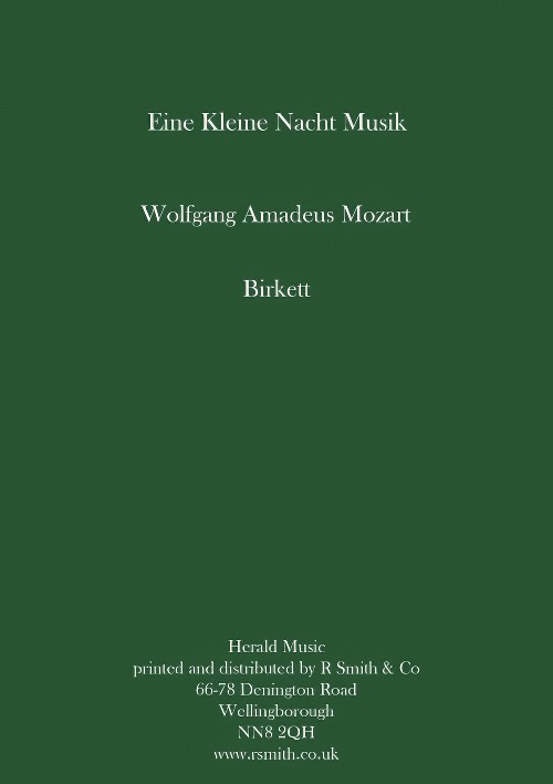 Eine Kleine Nacht Musik (Concert Band - Score and Parts)