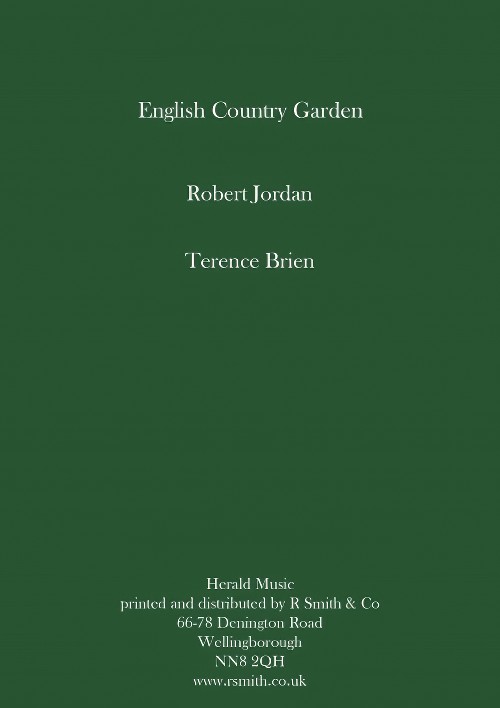 English Country Garden (Concert Band - Score and Parts)
