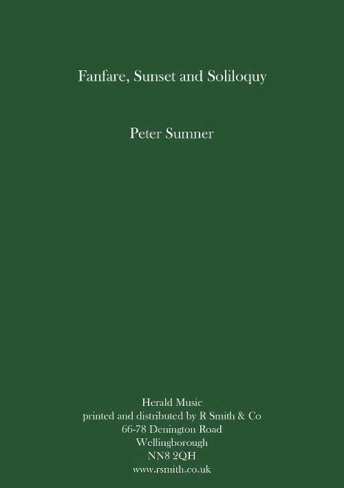 Fanfare, Sunset and Soliloquy (Concert Band - Score and Parts)