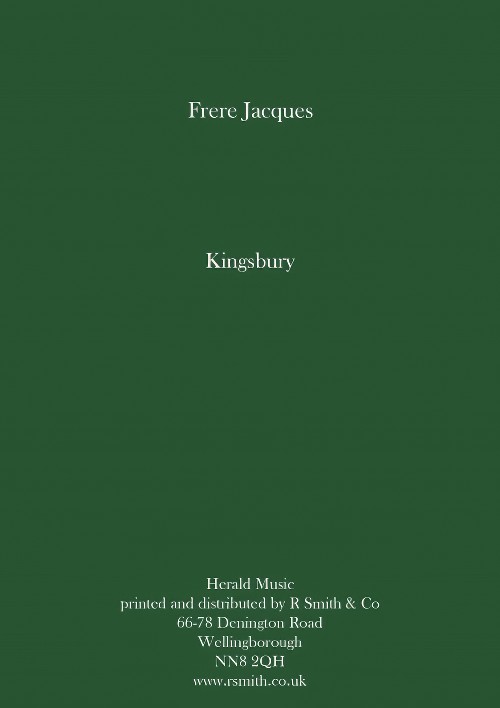 Frere Jacques (Concert Band - Score and Parts)