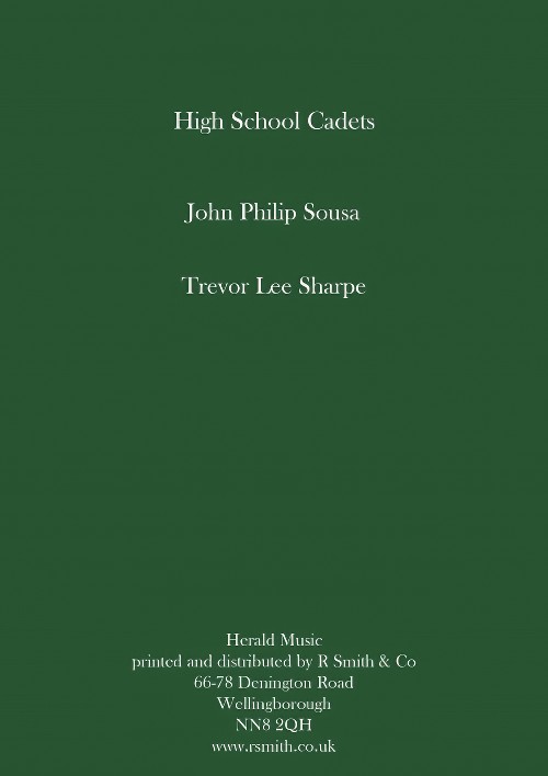 High School Cadets (Concert Band - Score and Parts)