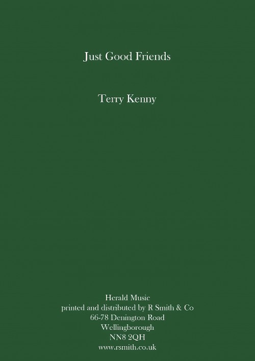 Just Good Friends (Cornet and Trombone Duet with Concert Band - Score and Parts)