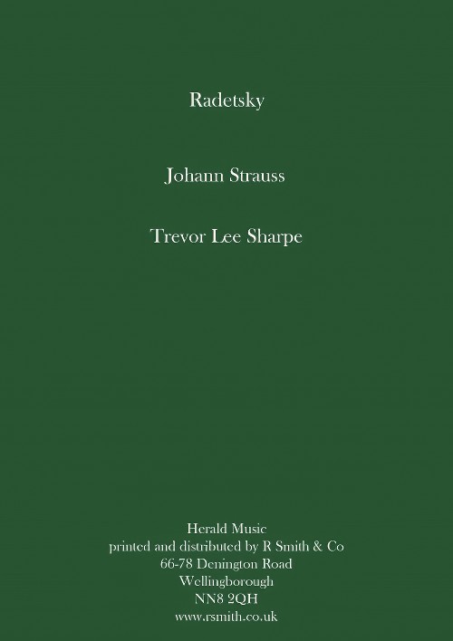 Radetsky March (Concert Band - Score and Parts)