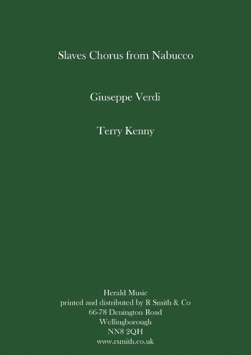The Slaves Chorus from Nabucco (Concert Band - Score and Parts)