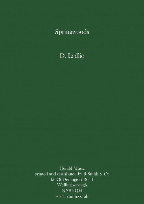 Spring Woods (Xylophone Solo with Concert Band - Score and Parts)