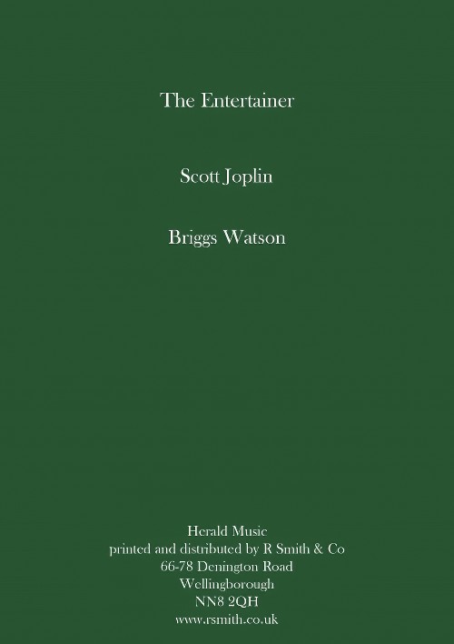 The Entertainer (Concert Band - Score and Parts)
