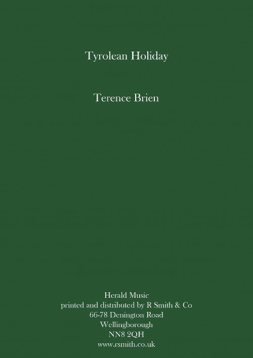 Tyrolean Holiday (Concert Band - Score and Parts)
