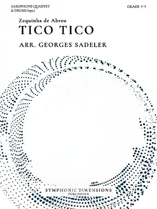 Tico Tico (Saxophone Quartet - Score and Parts)