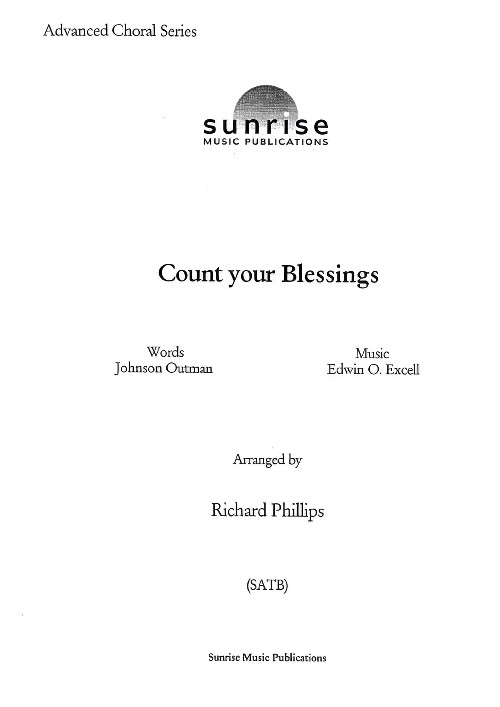 Count Your Blessings (SATB Choral Octavo)