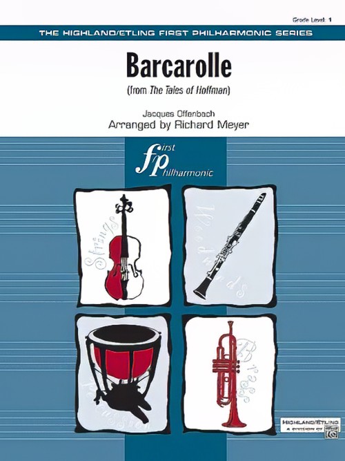 Barcarolle (from The Tales of Hoffman) (Full Orchestra - Score and Parts)