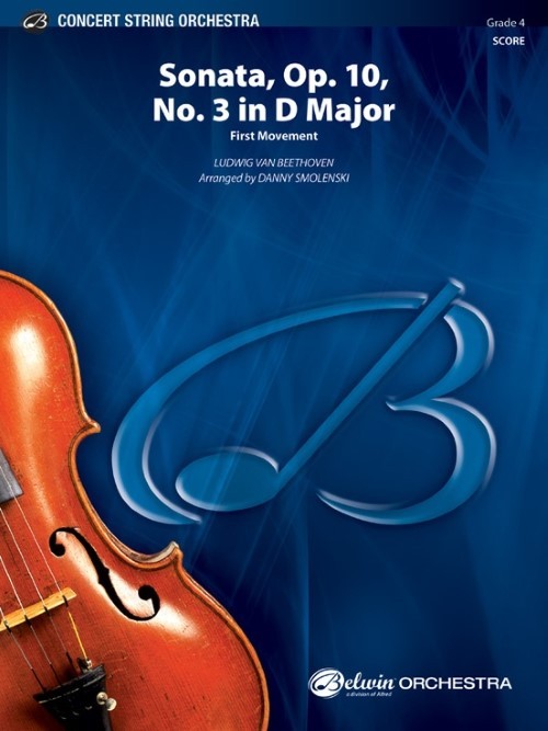 Sonata, Opus 10, No.3 in D Major, Movement 1 (String Orchestra - Score and Parts)