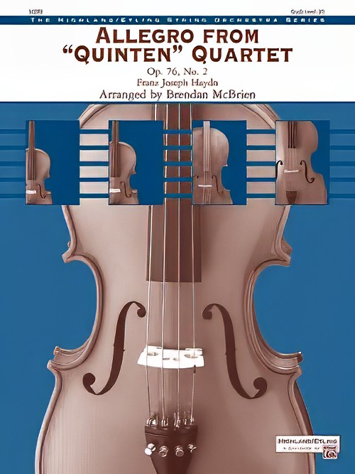 Allegro from Quinten Quartet (String Orchestra - Score and Parts)