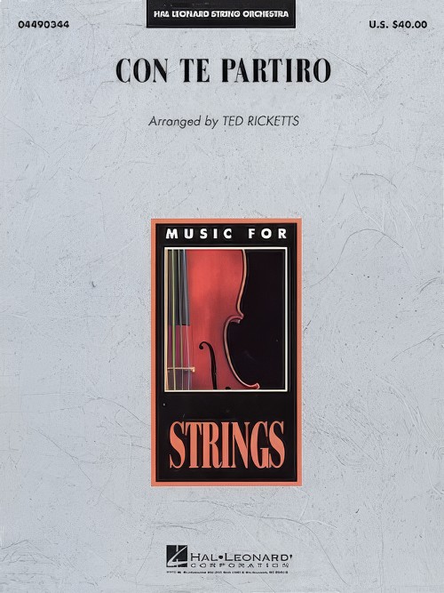Con Te Partiro (String Orchestra - Score and Parts)