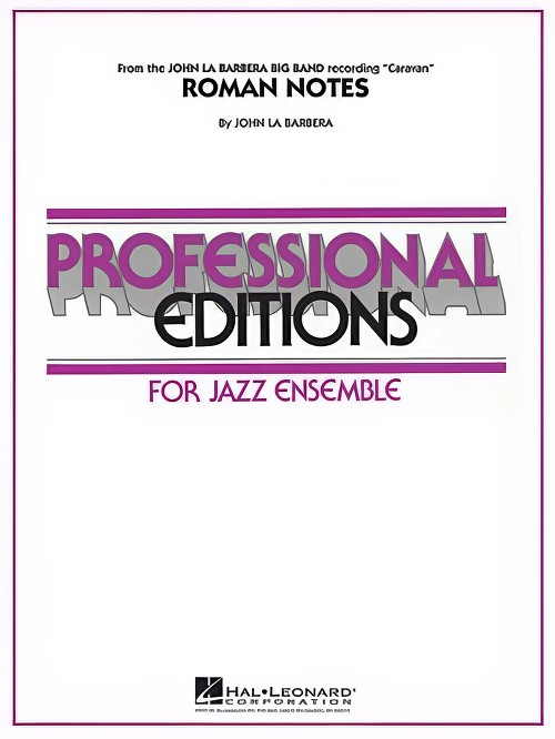 Roman Notes (Jazz Ensemble - Score and Parts)