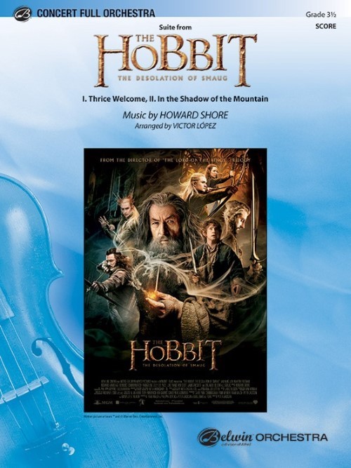 The Hobbit: The Desolation of Smaug, Suite from (Full Orchestra - Score and Parts)