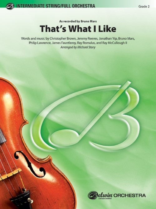 That's What I Like (Full or String Orchestra - Score and Parts)