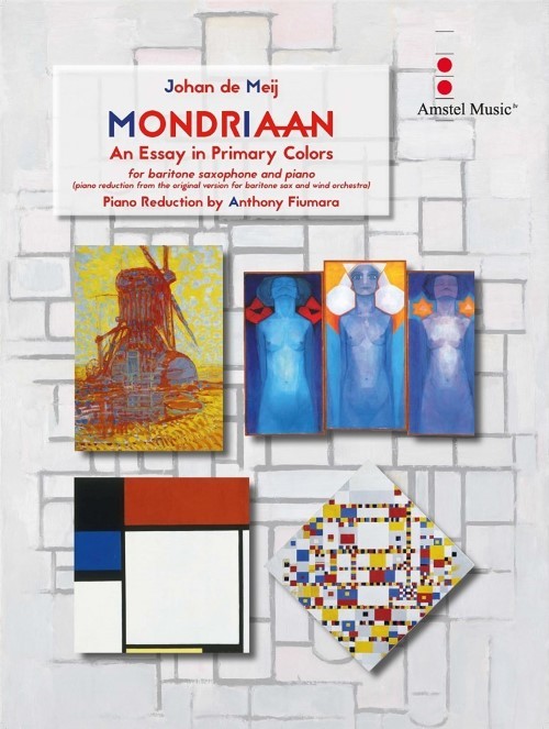 Mondriaan (An Essay in Primary Colors) (Baritone Saxophone with Piano Accompaniment)