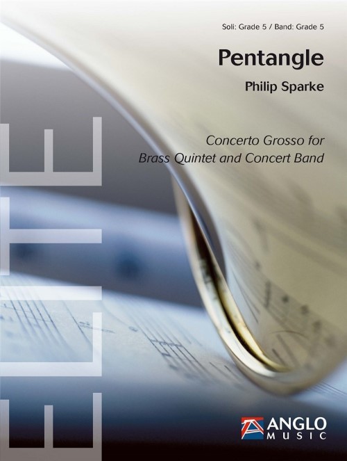Pentangle (Brass Quintet with Concert Band - Score and Parts)