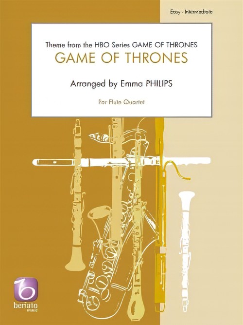 Game of Thrones (Flute Quartet - Score and Parts)
