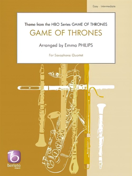 Game of Thrones (Saxophone Quartet - Score and Parts)